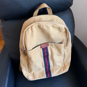 Tommy him figure preppy camel backpack